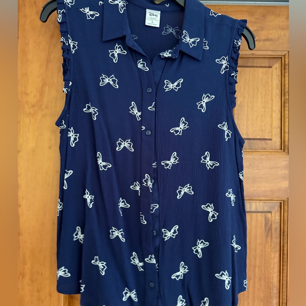 Disney Parks Tank Button Blouse